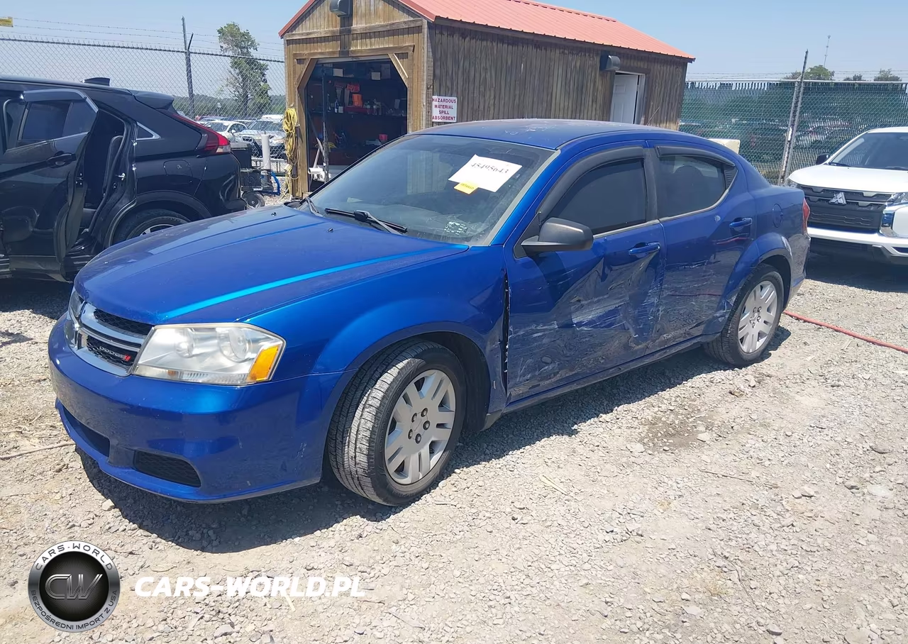 2012 Dodge Avenger Se VIN:1C3CDZAB8CN265511 - 2