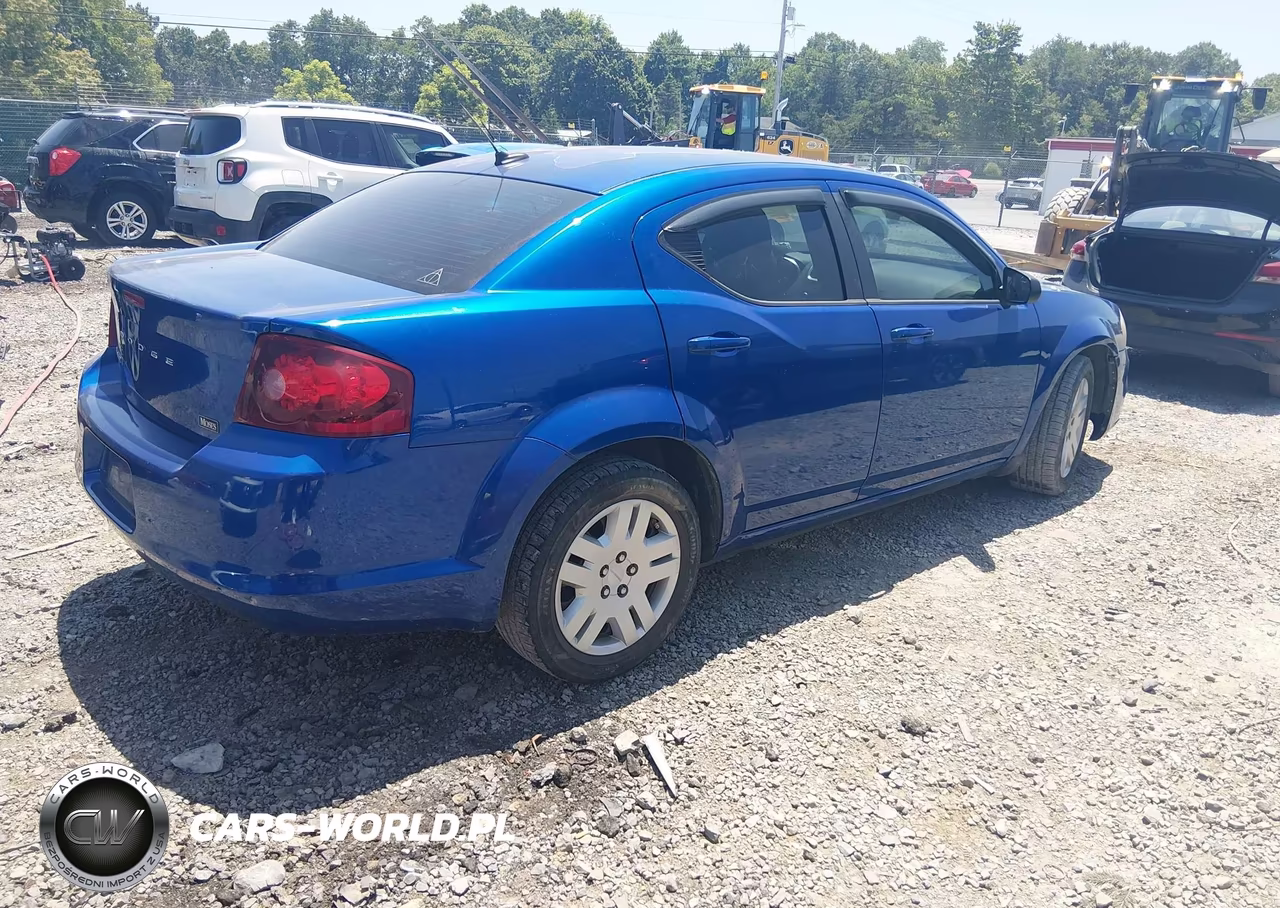 2012 Dodge Avenger Se VIN:1C3CDZAB8CN265511 - 4