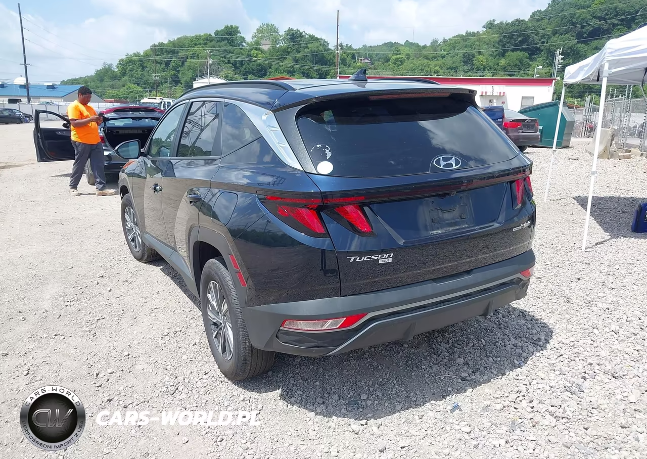 2024 Hyundai Tucson Hybrid Blue VIN:KM8JBCD10RU210747 - 3