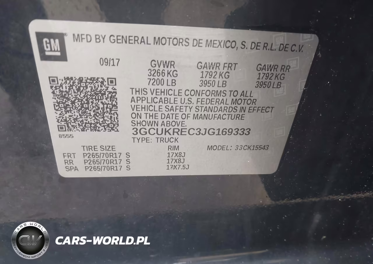 2018 Chevrolet Silverado 1500 1Lt VIN:3GCUKREC3JG169333 - 9
