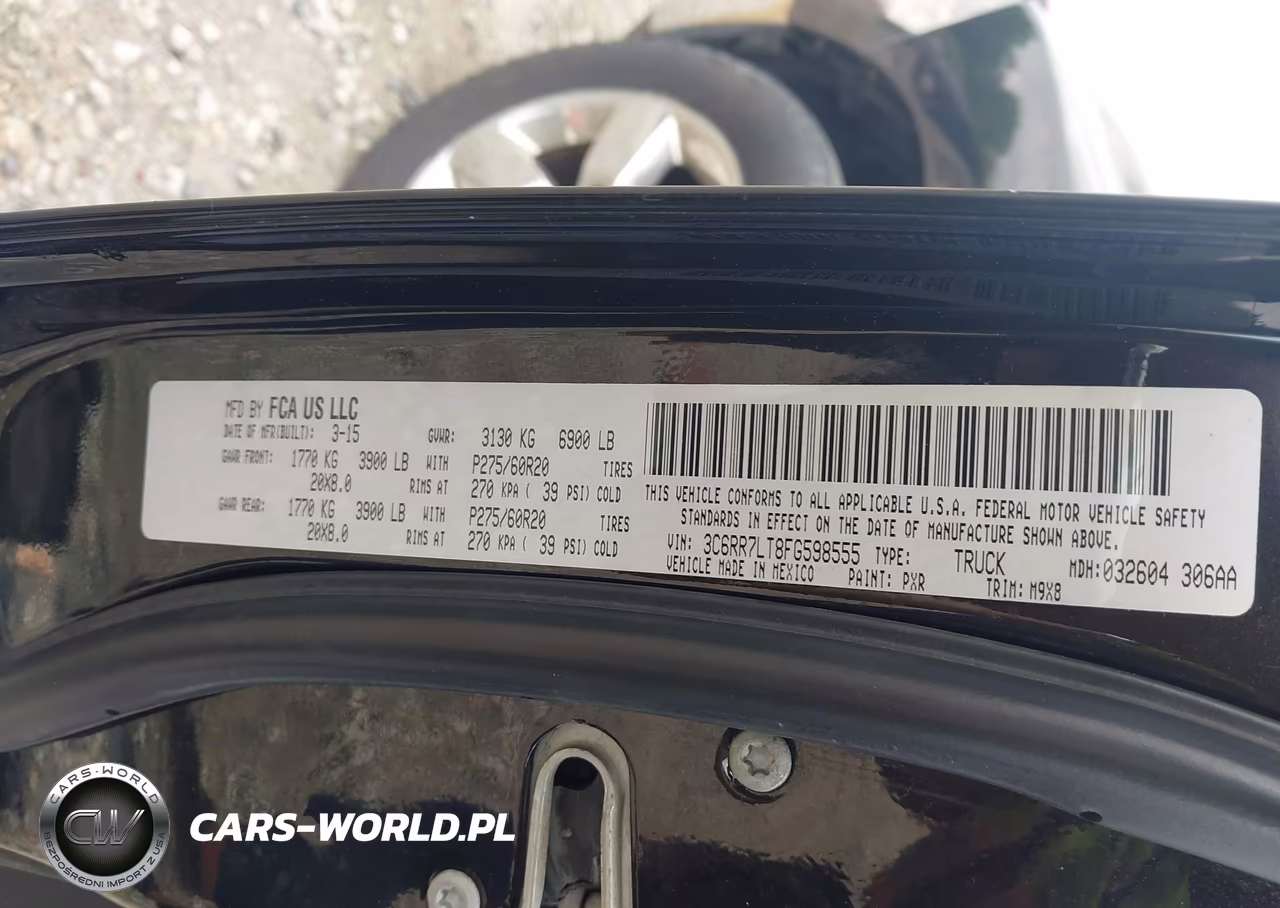 2015 Ram 1500 Big Horn VIN:3C6RR7LT8FG598555 - 9
