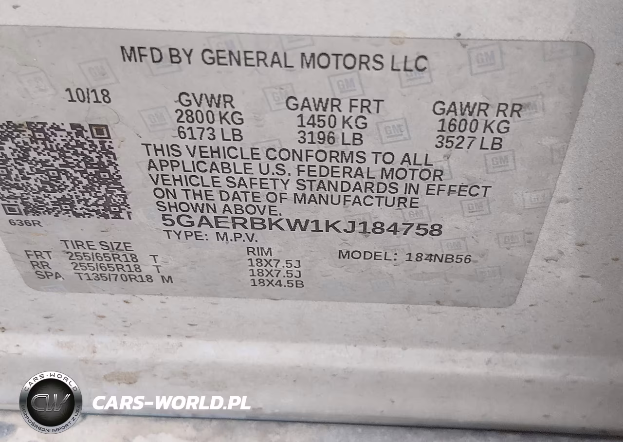 2019 Buick Enclave Fwd Essence VIN:5GAERBKW1KJ184758 - 9