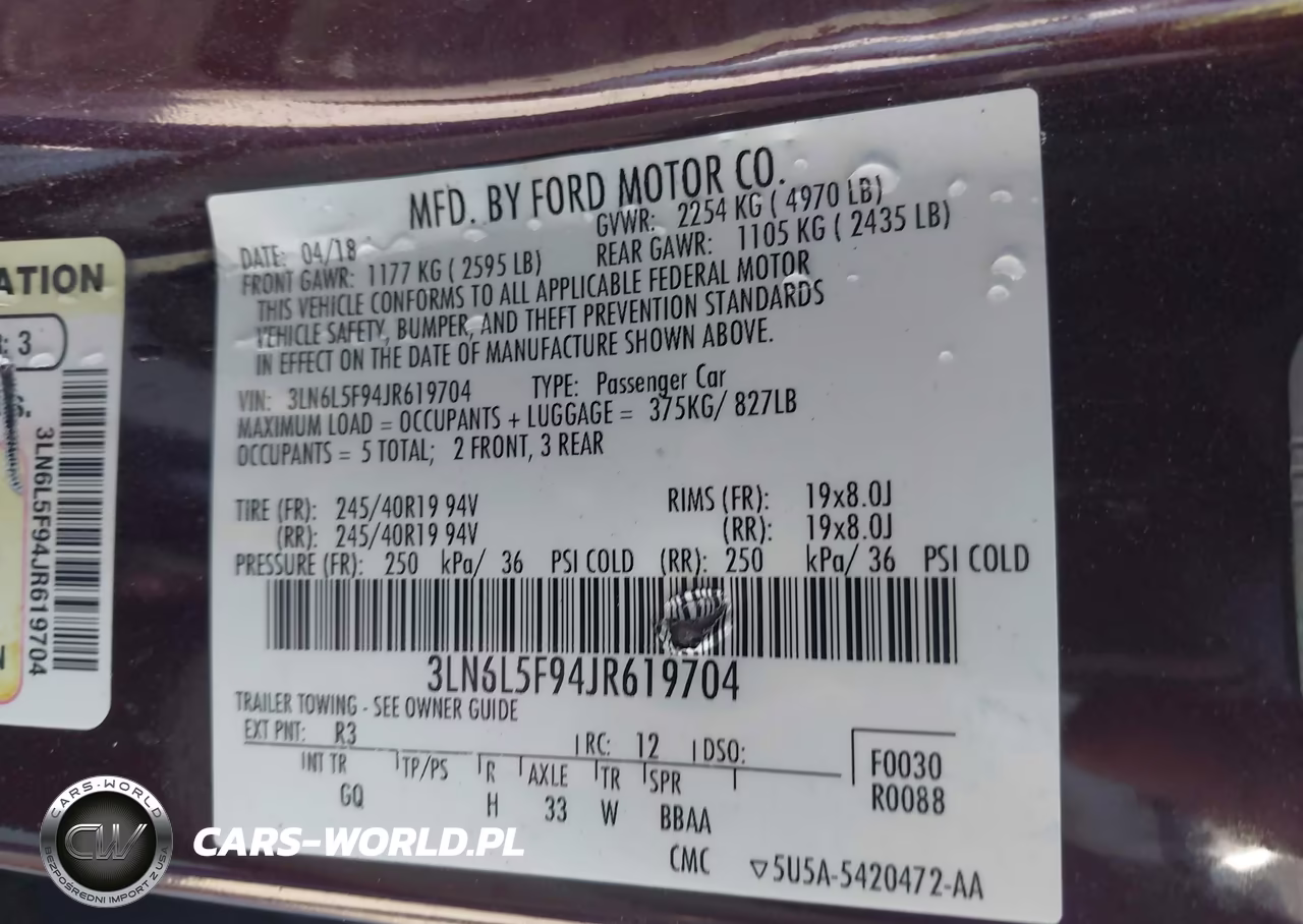 2018 Lincoln Mkz Reserve VIN:3LN6L5F94JR619704 - 9