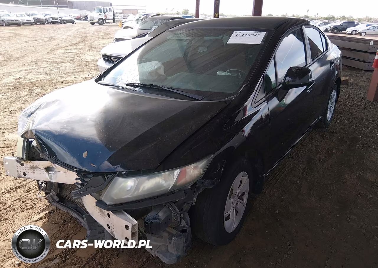 2013 Honda Civic Lx VIN:2HGFB2F5XDH524679 - 2