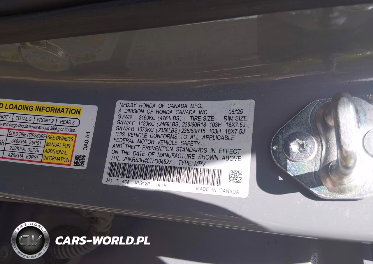 2026 Honda Cr-V Ex 2Wd VIN:2HKRS3H40TH304527 - 9
