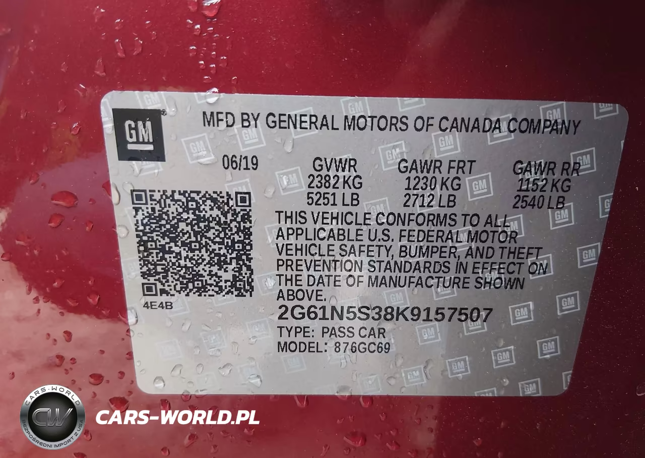 2019 Cadillac Xts Luxury VIN:2G61N5S38K9157507 - 9