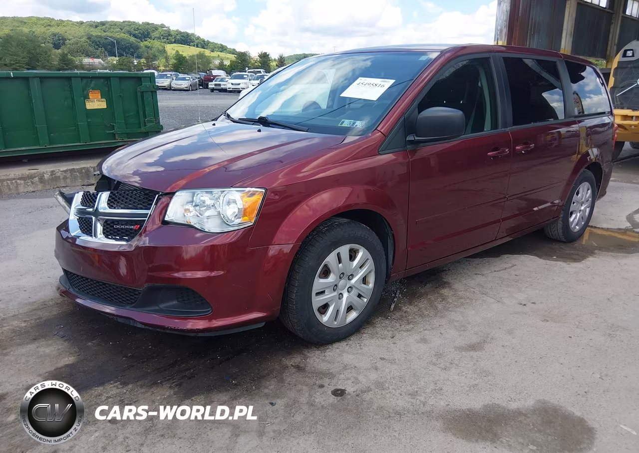 2016 Dodge Grand Caravan Se VIN:2C4RDGBG2GR400222 - 2