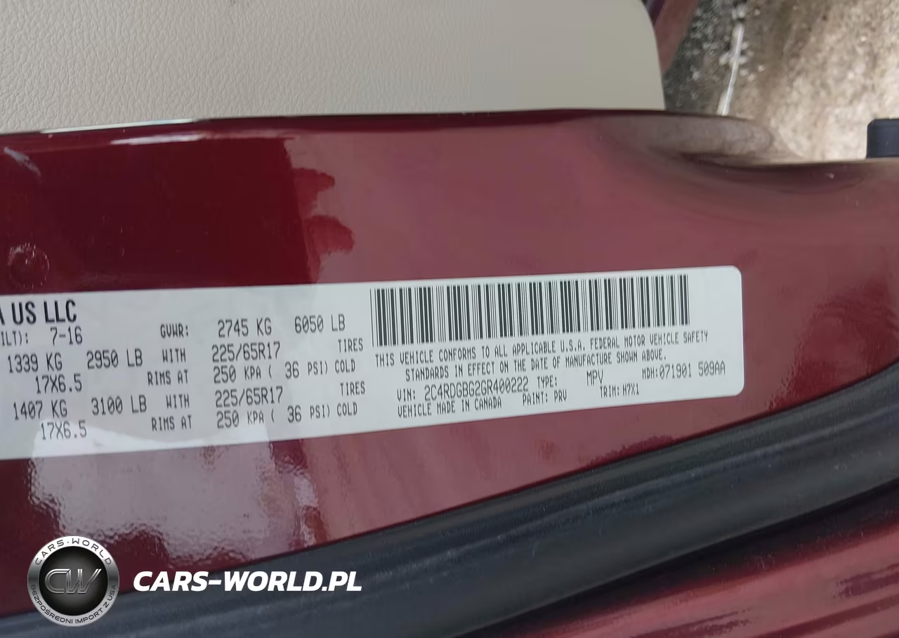 2016 Dodge Grand Caravan Se VIN:2C4RDGBG2GR400222 - 9