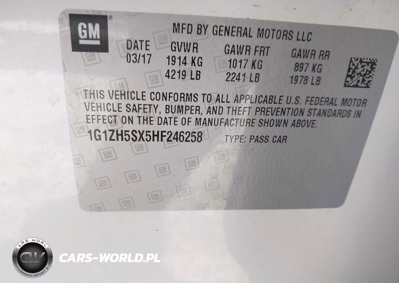 2017 Chevrolet Malibu Premier VIN:1G1ZH5SX5HF246258 - 9