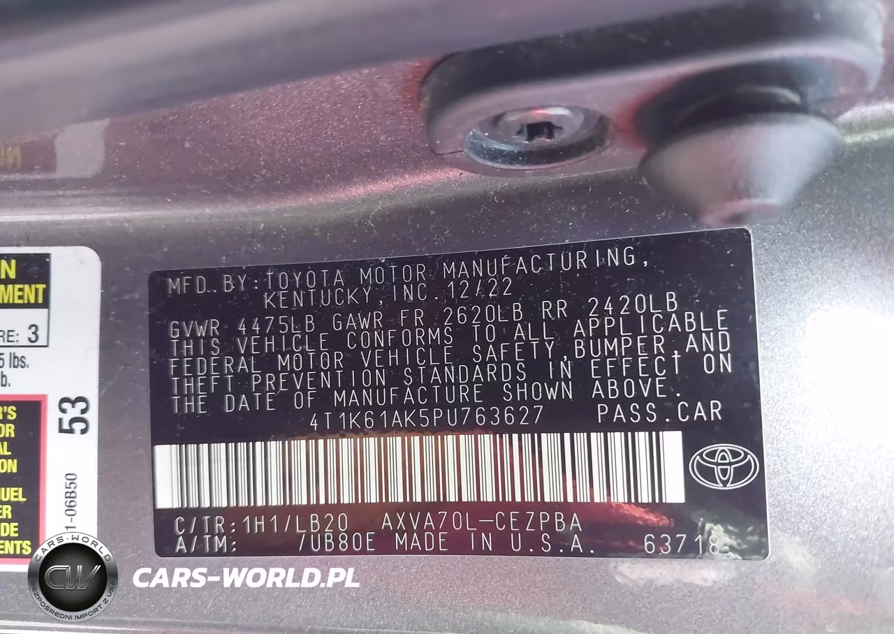 2023 Toyota Camry Xse VIN:4T1K61AK5PU763627 - 9