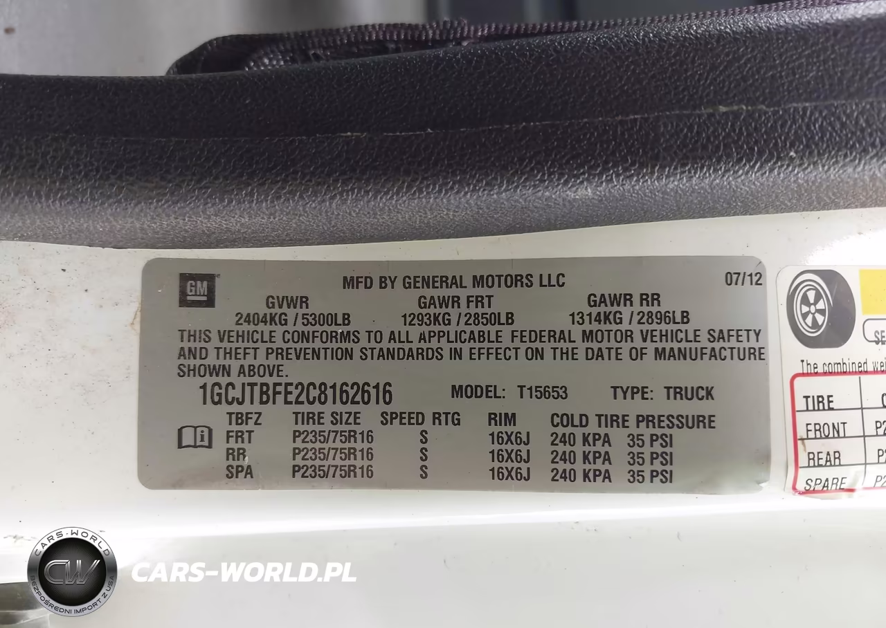2012 Chevrolet Colorado Work Truck VIN:1GCJTBFE2C8162616 - 9