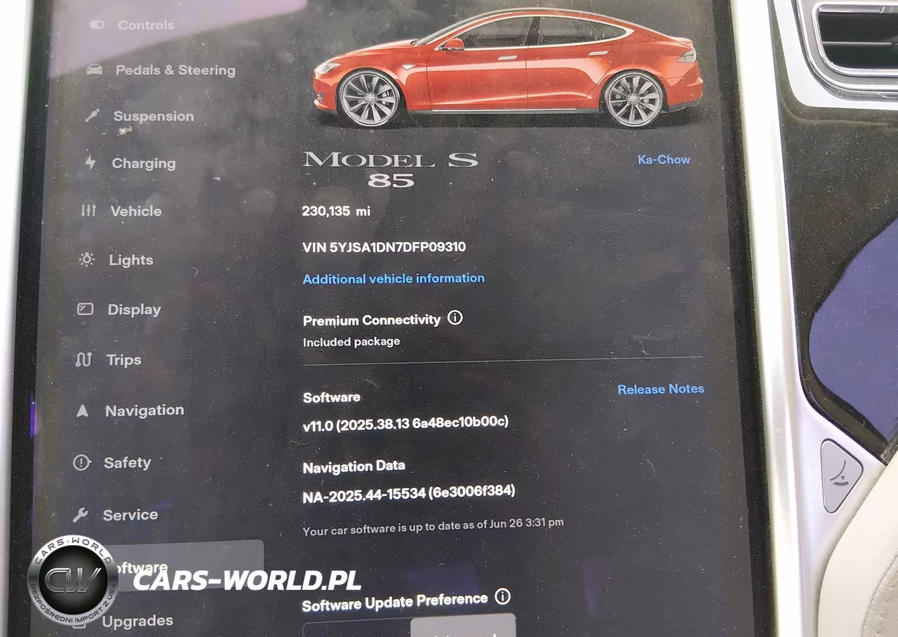 2013 Tesla Model S VIN:5YJSA1DN7DFP09310 - 7
