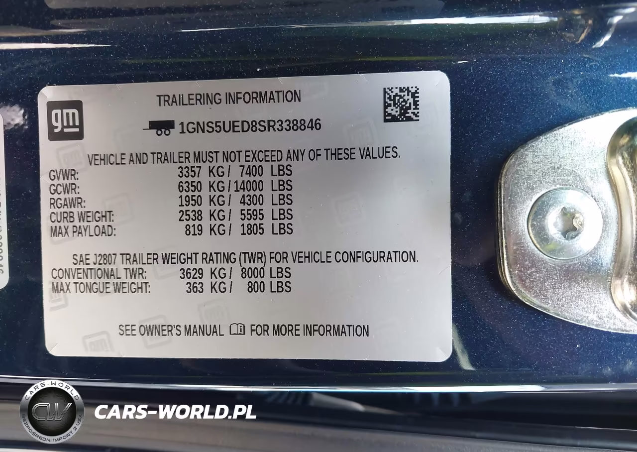 2025 Chevrolet Tahoe Police VIN:1GNS5UED8SR338846 - 9