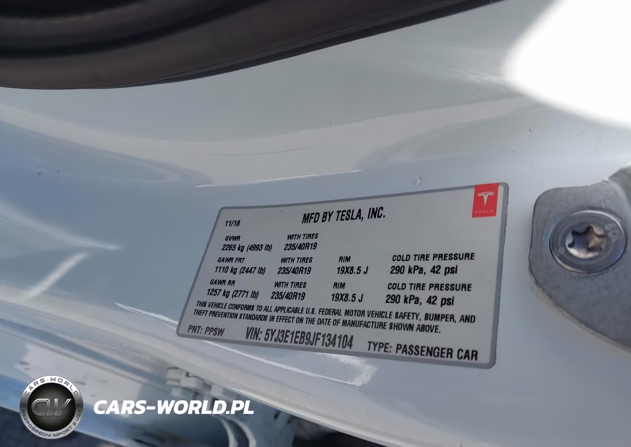 2018 Tesla Model 3 Long Range-Performance VIN:5YJ3E1EB9JF134104 - 9