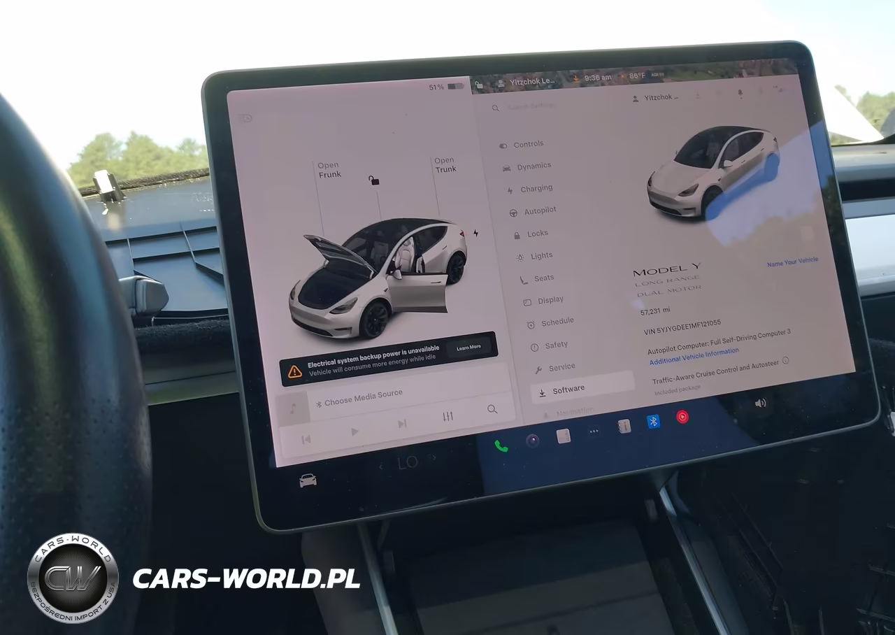2021 Tesla Model Y Long Range Dual Motor All-Wheel Drive VIN:5YJYGDEE1MF121055 - 18