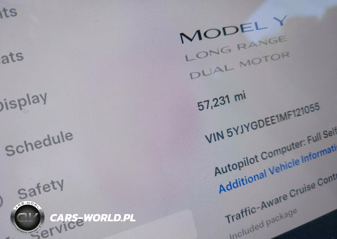 2021 Tesla Model Y Long Range Dual Motor All-Wheel Drive VIN:5YJYGDEE1MF121055 - 7