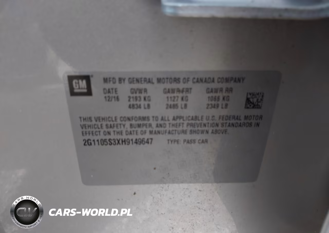 2017 Chevrolet Impala 1Lt VIN:2G1105S3XH9149647 - 9