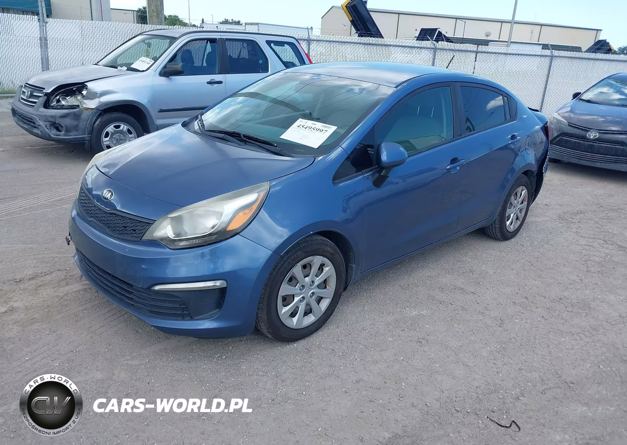 2016 Kia Rio Lx VIN:KNADM4A34G6699370 - 2