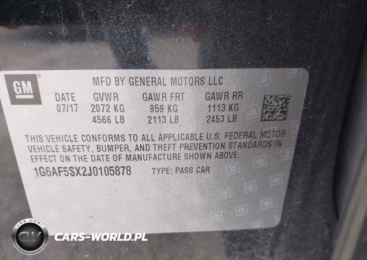 2018 Cadillac Ats Luxury VIN:1G6AF5SX2J0105878 - 9