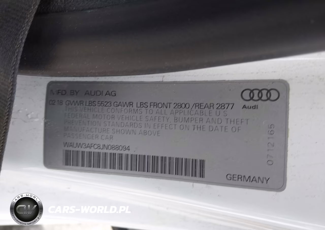 2018 Audi A7 3.0T Premium Plus VIN:WAUW3AFC8JN088094 - 9