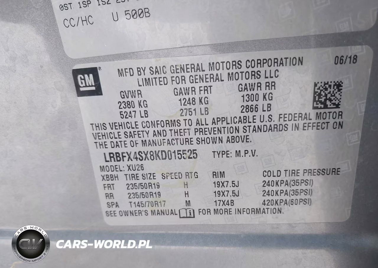 2019 Buick Envision Awd Premium Ii VIN:LRBFX4SX8KD015525 - 9