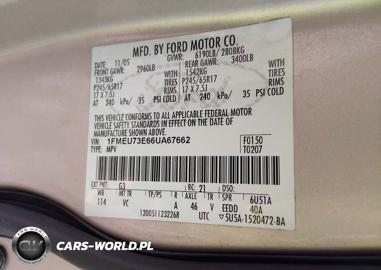 2006 Ford Explorer Xlt VIN:1FMEU73E66UA67662 - 9