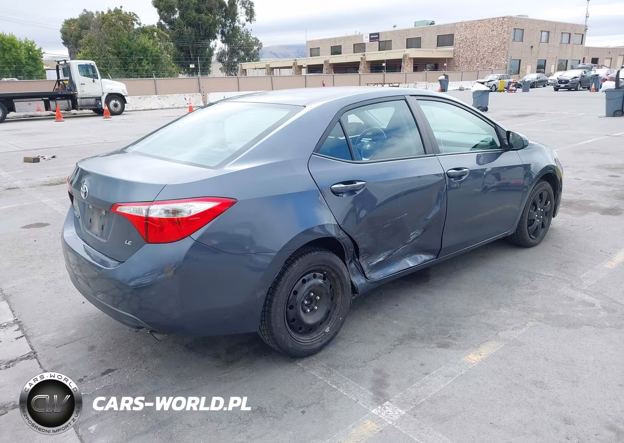 2014 Toyota Corolla Le VIN:5YFBURHE3EP110507 - 4