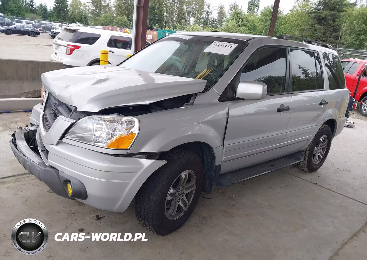 2004 Honda Pilot Ex-L VIN:2HKYF18644H608516 - 2