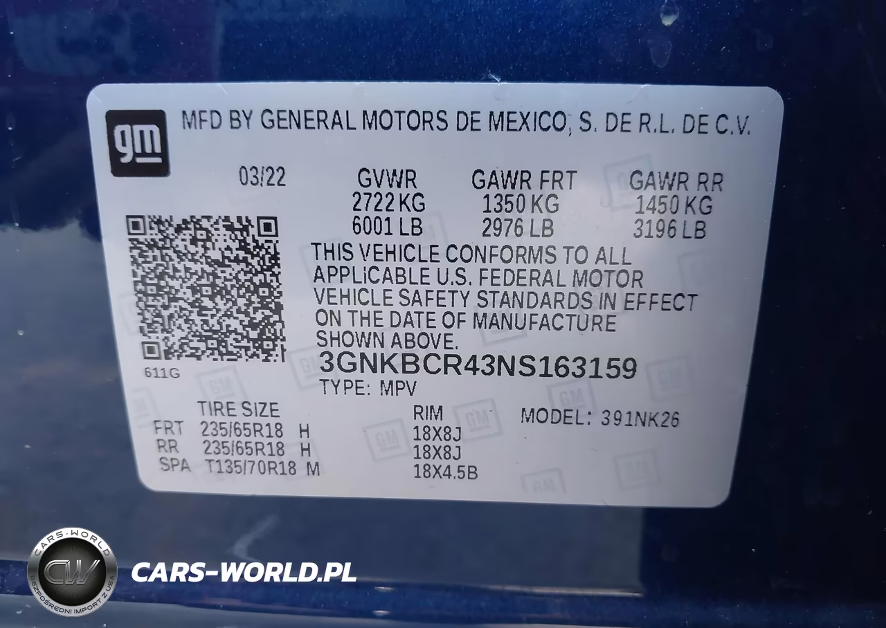 2022 Chevrolet Blazer Fwd 2Lt VIN:3GNKBCR43NS163159 - 9