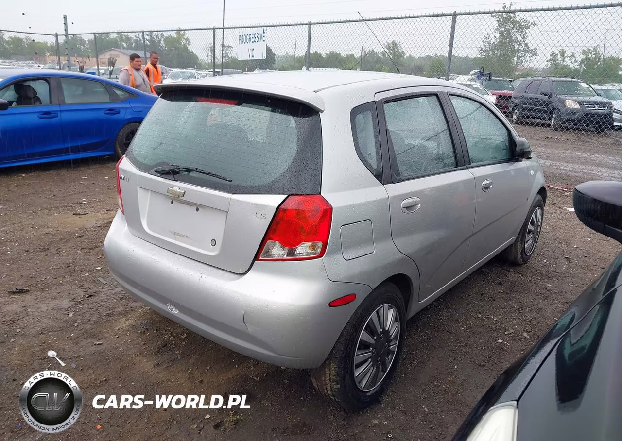 2007 Chevrolet Aveo Ls VIN:KL1TD66607B705239 - 4