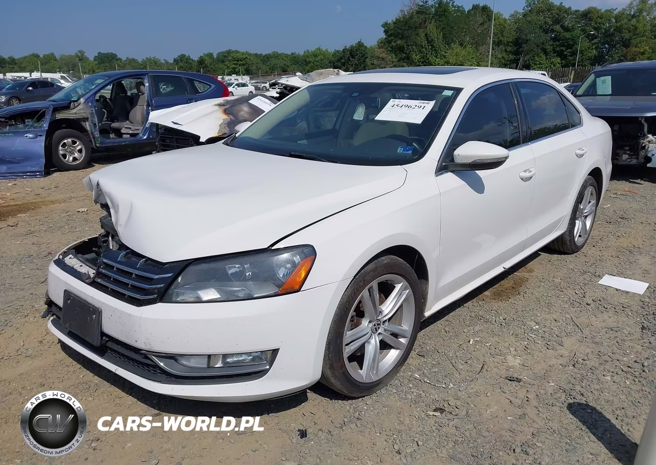 2012 Volkswagen Passat 3.6L V6 Se VIN:1VWBM7A39CC094023 - 2