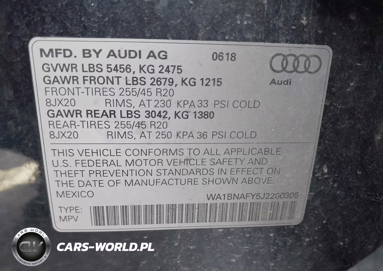 2018 Audi Q5 2.0T Premium-2.0T Tech Premium VIN:WA1BNAFY5J2200305 - 9
