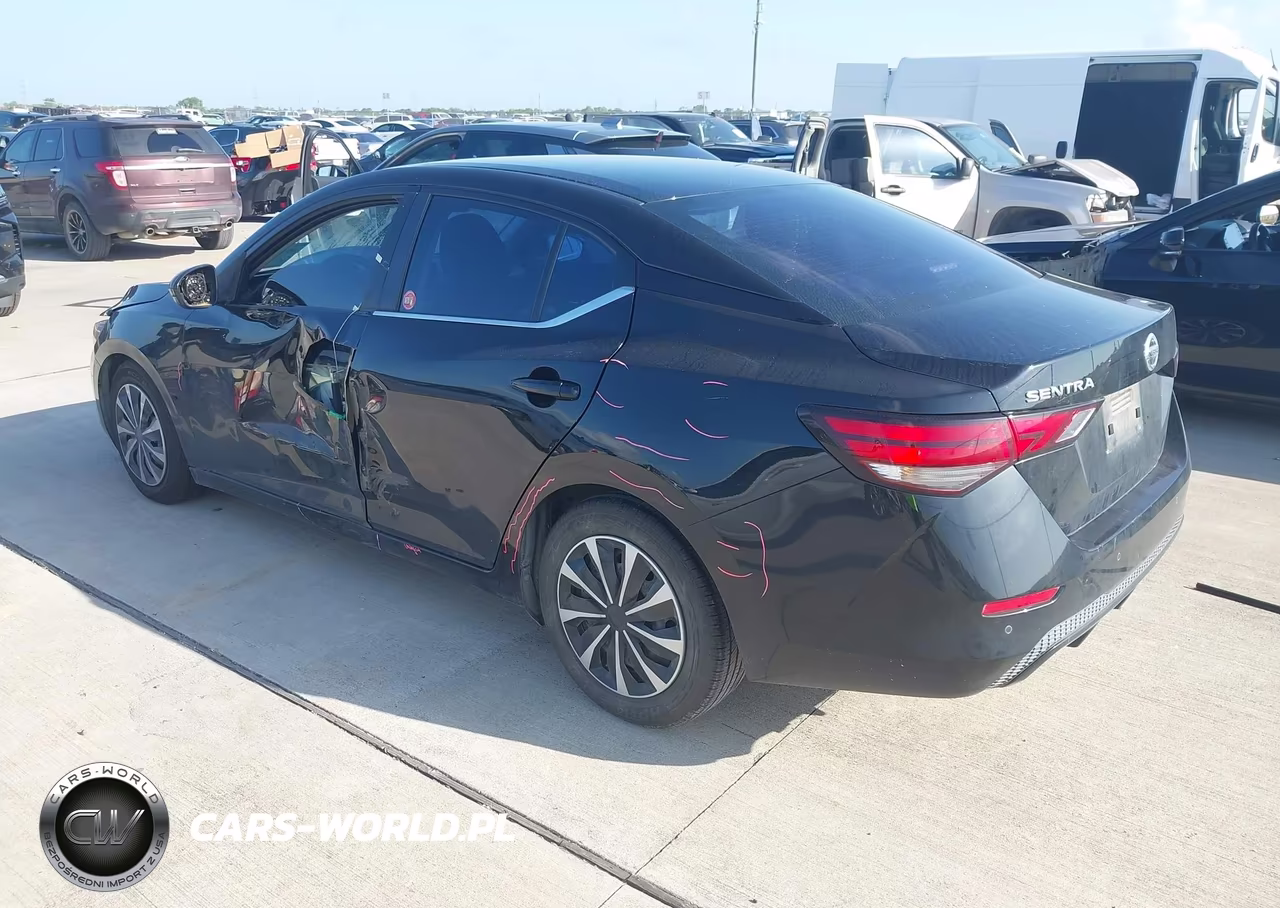 2022 Nissan Sentra S Xtronic Cvt VIN:3N1AB8BV9NY261164 - 3
