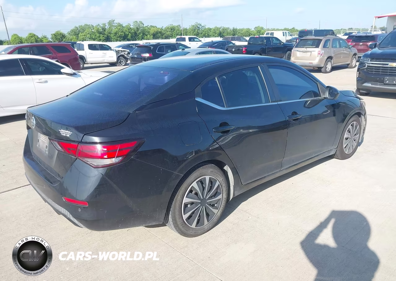 2022 Nissan Sentra S Xtronic Cvt VIN:3N1AB8BV9NY261164 - 4