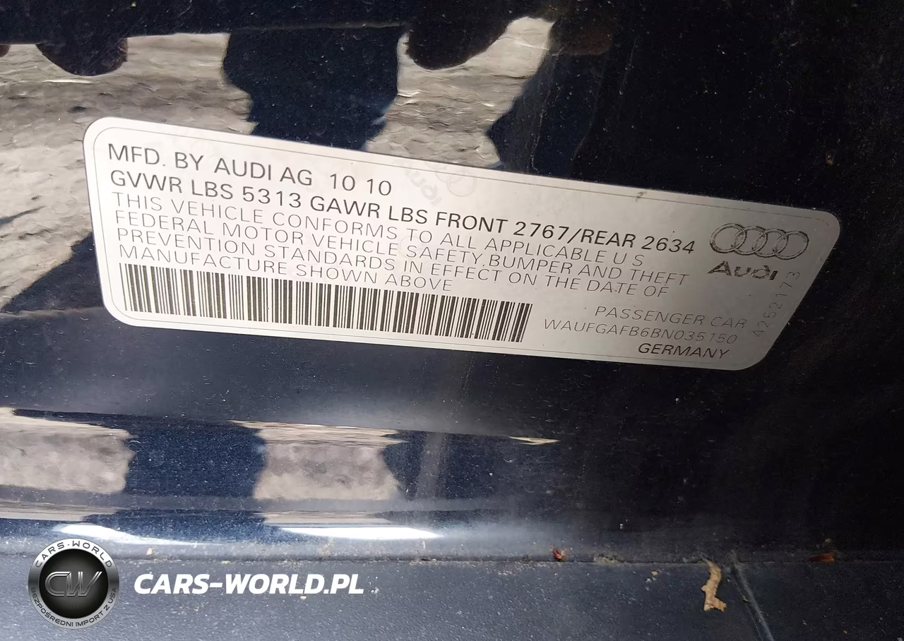 2011 Audi A6 3.0 Premium VIN:WAUFGAFB6BN035150 - 9