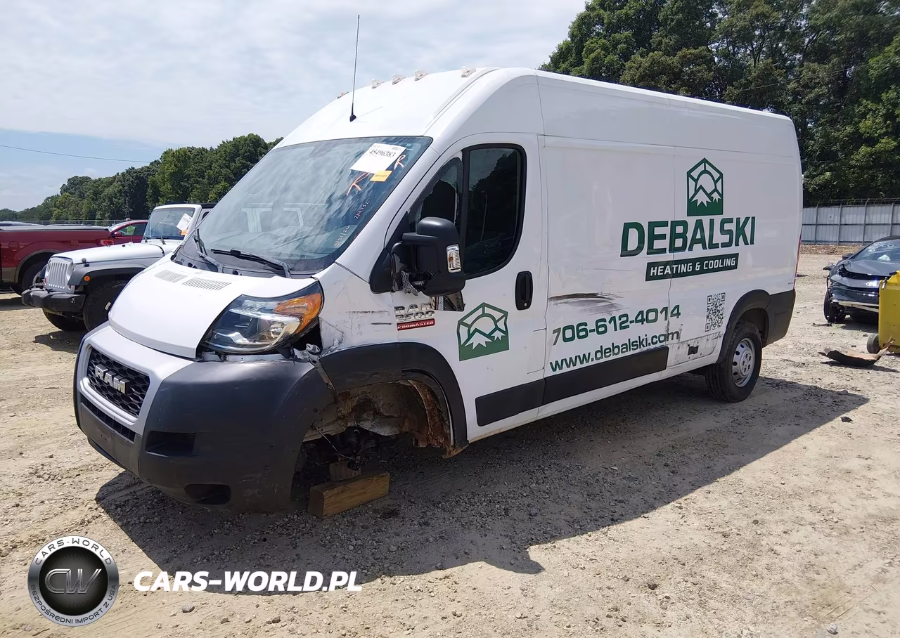 2021 Ram Promaster 2500 High Roof 159 Wb VIN:3C6LRVDG6ME508484 - 2