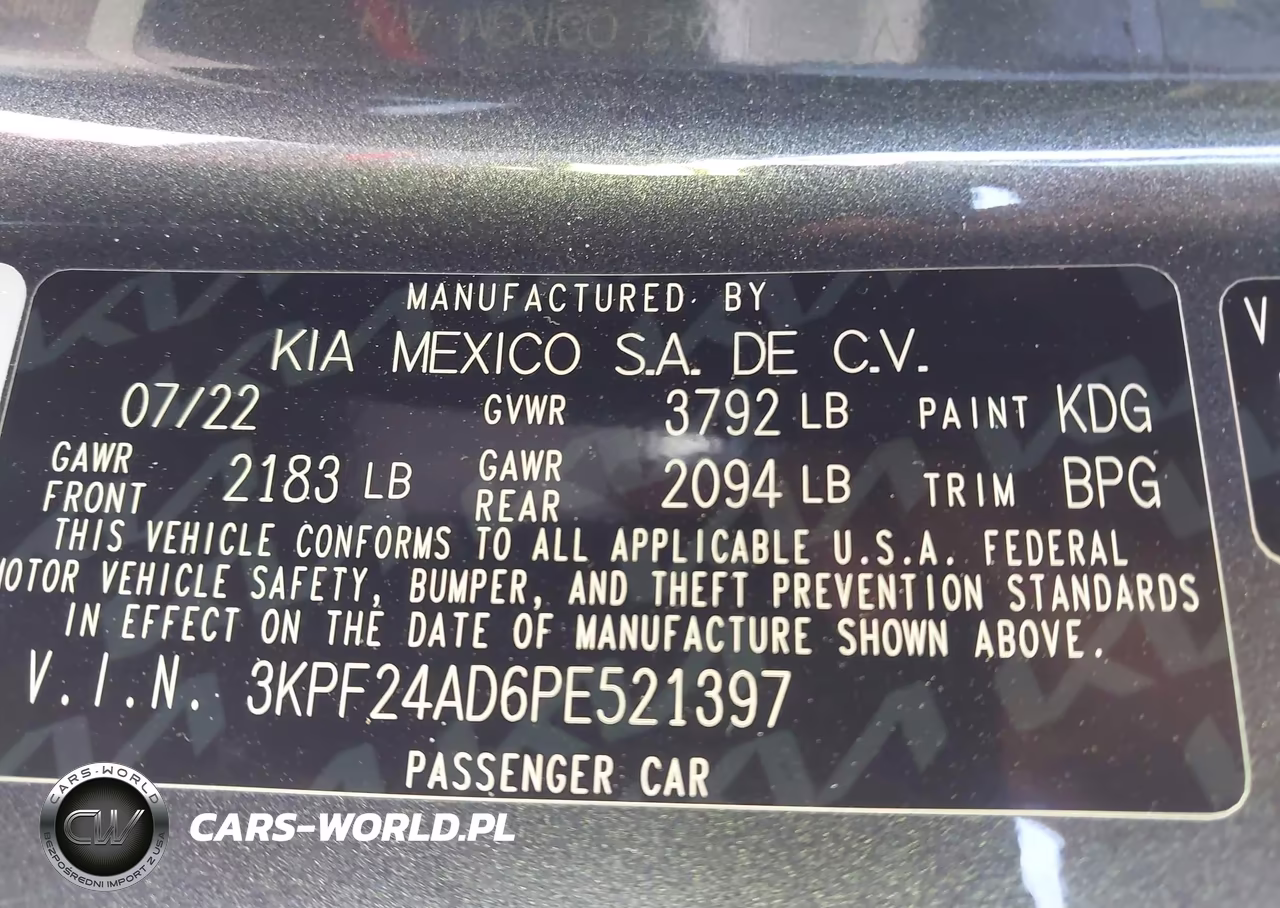 2023 Kia Forte Lxs VIN:3KPF24AD6PE521397 - 9