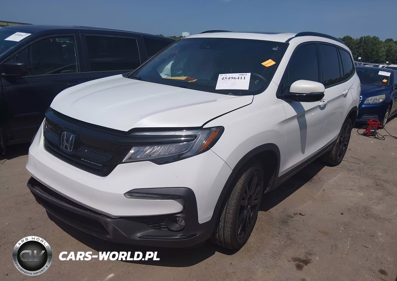2021 Honda Pilot Awd Black Edition VIN:5FNYF6H7XMB031480 - 2