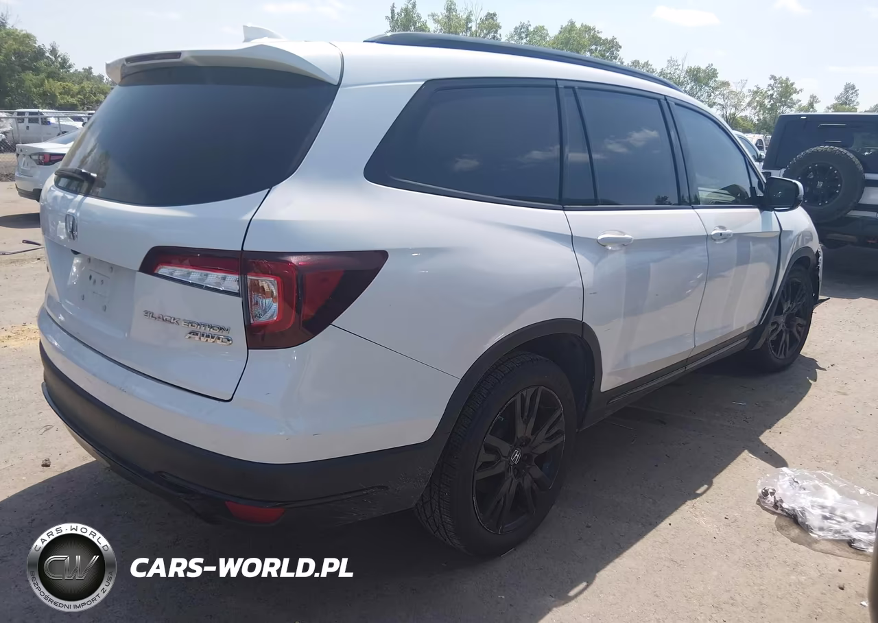 2021 Honda Pilot Awd Black Edition VIN:5FNYF6H7XMB031480 - 4