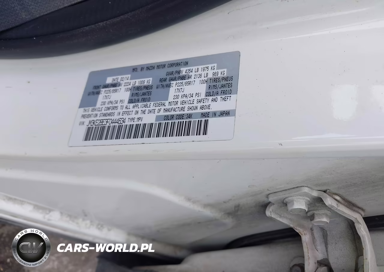 2015 Mazda Cx-5 Sport VIN:JM3KE2BE3F0444634 - 9
