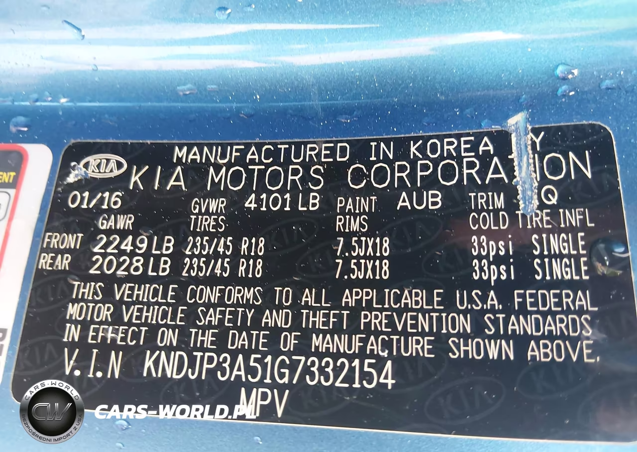 2016 Kia Soul + VIN:KNDJP3A51G7332154 - 9