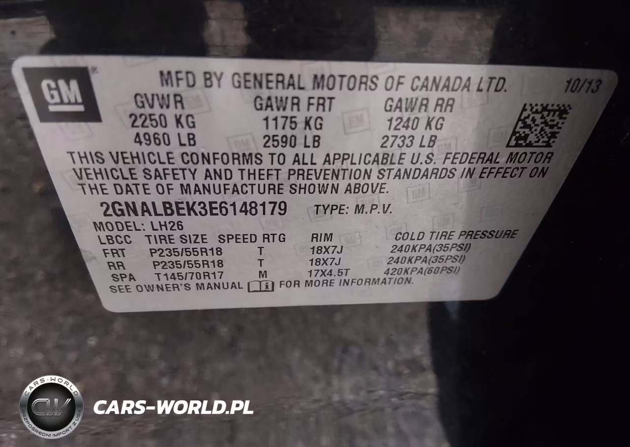 2014 Chevrolet Equinox Lt VIN:2GNALBEK3E6148179 - 9