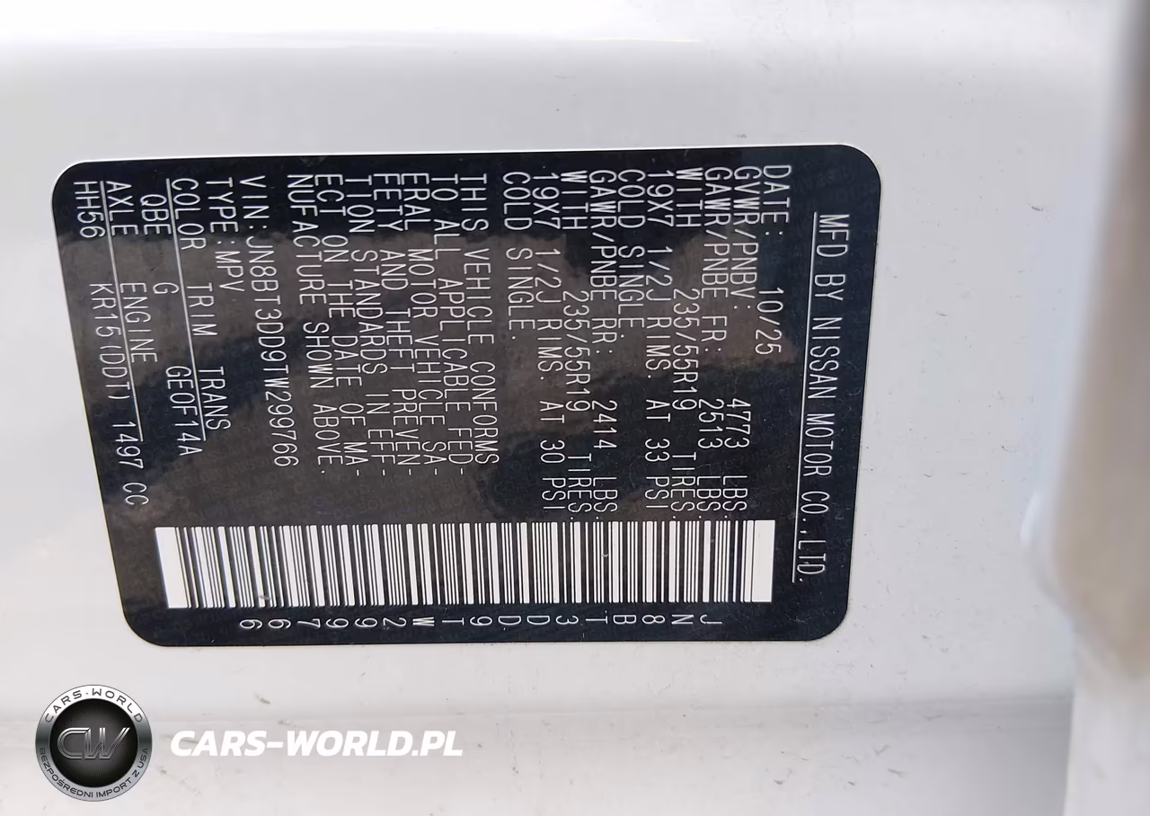 2026 Nissan Rogue Platinum VIN:JN8BT3DD9TW299766 - 9