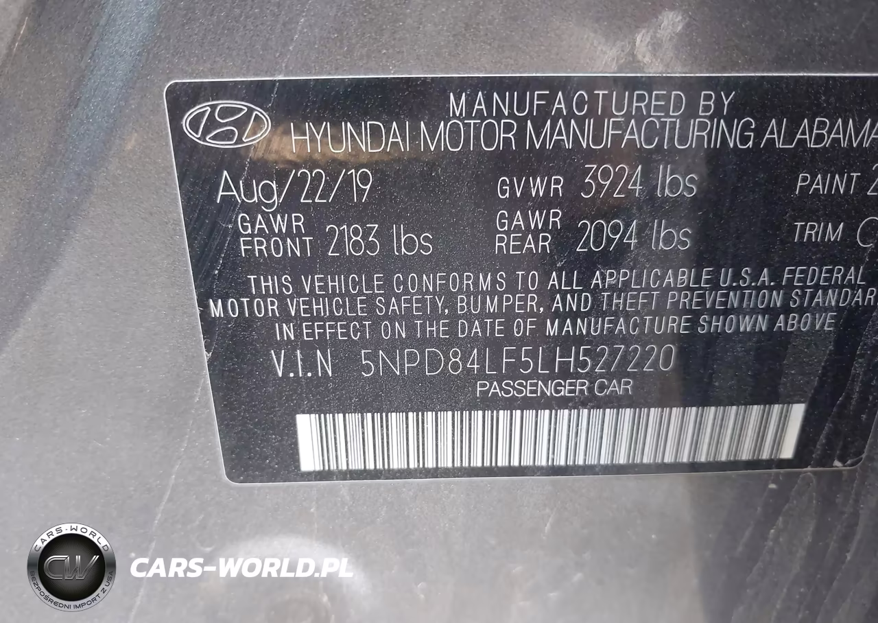 2020 Hyundai Elantra Sel VIN:5NPD84LF5LH527220 - 9