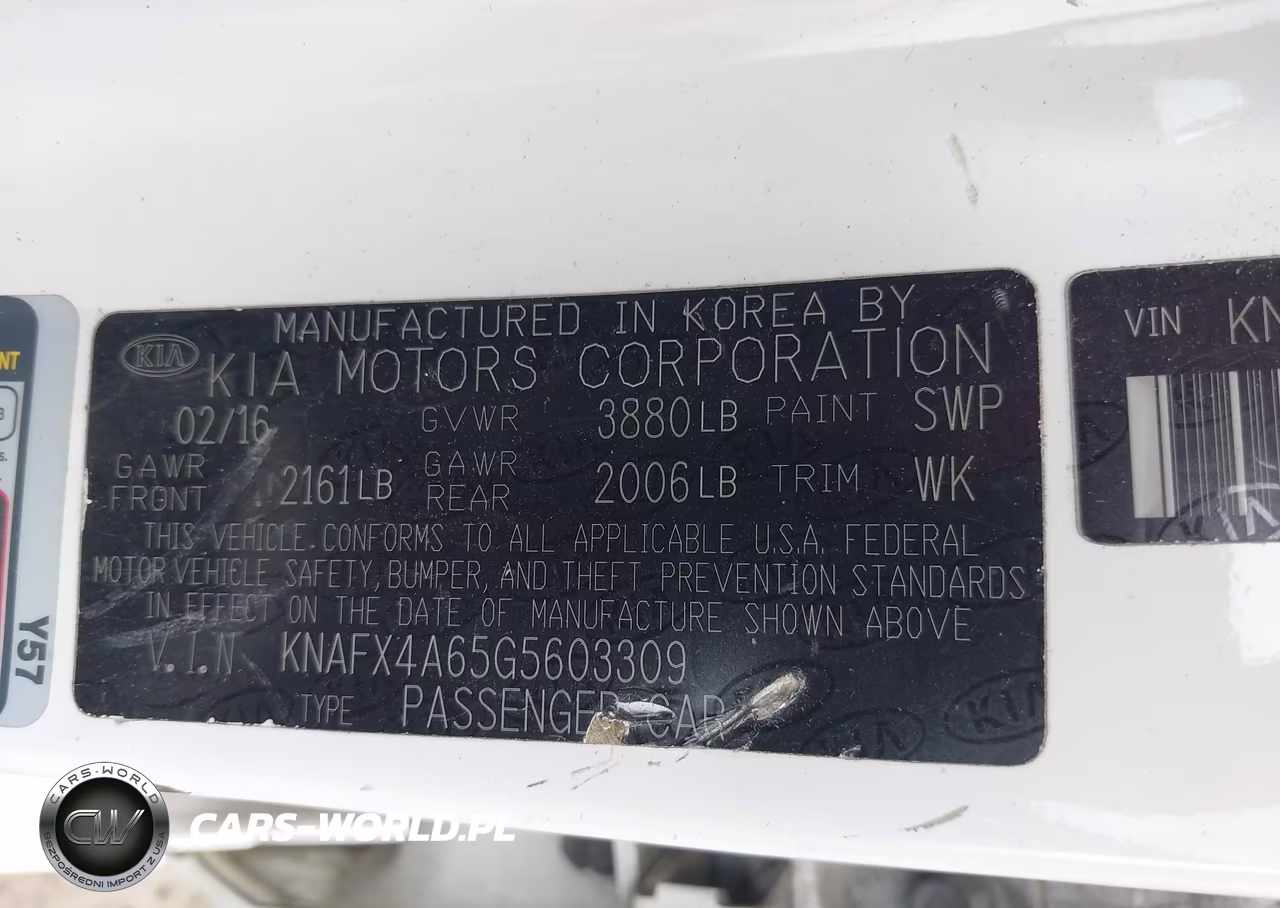 2016 Kia Forte Lx VIN:KNAFX4A65G5603309 - 9