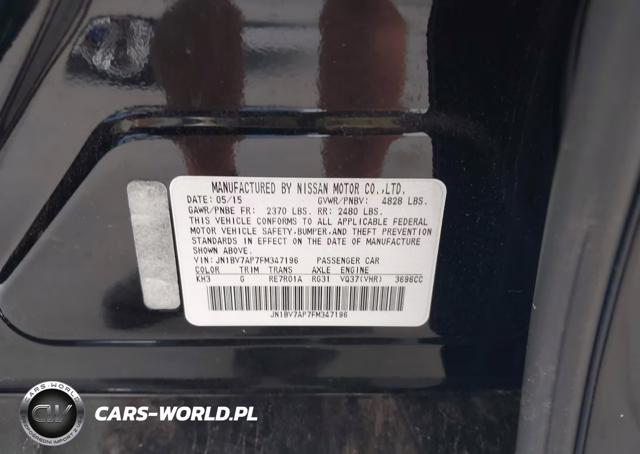 2015 Infiniti Q50 Premium VIN:JN1BV7AP7FM347196 - 9