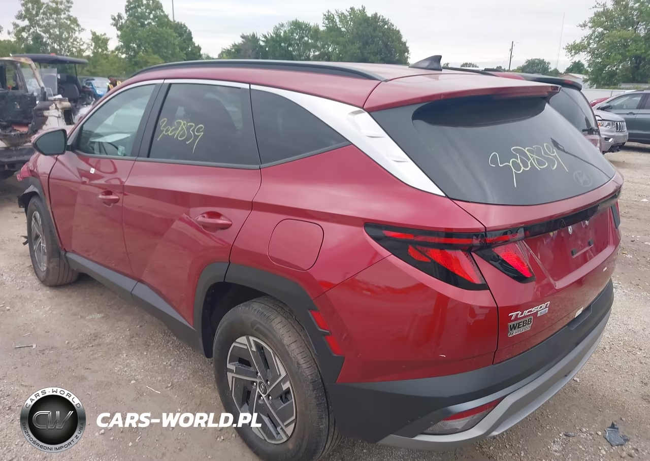 2025 Hyundai Tucson Hybrid Blue VIN:KM8JBDD17SU316303 - 3