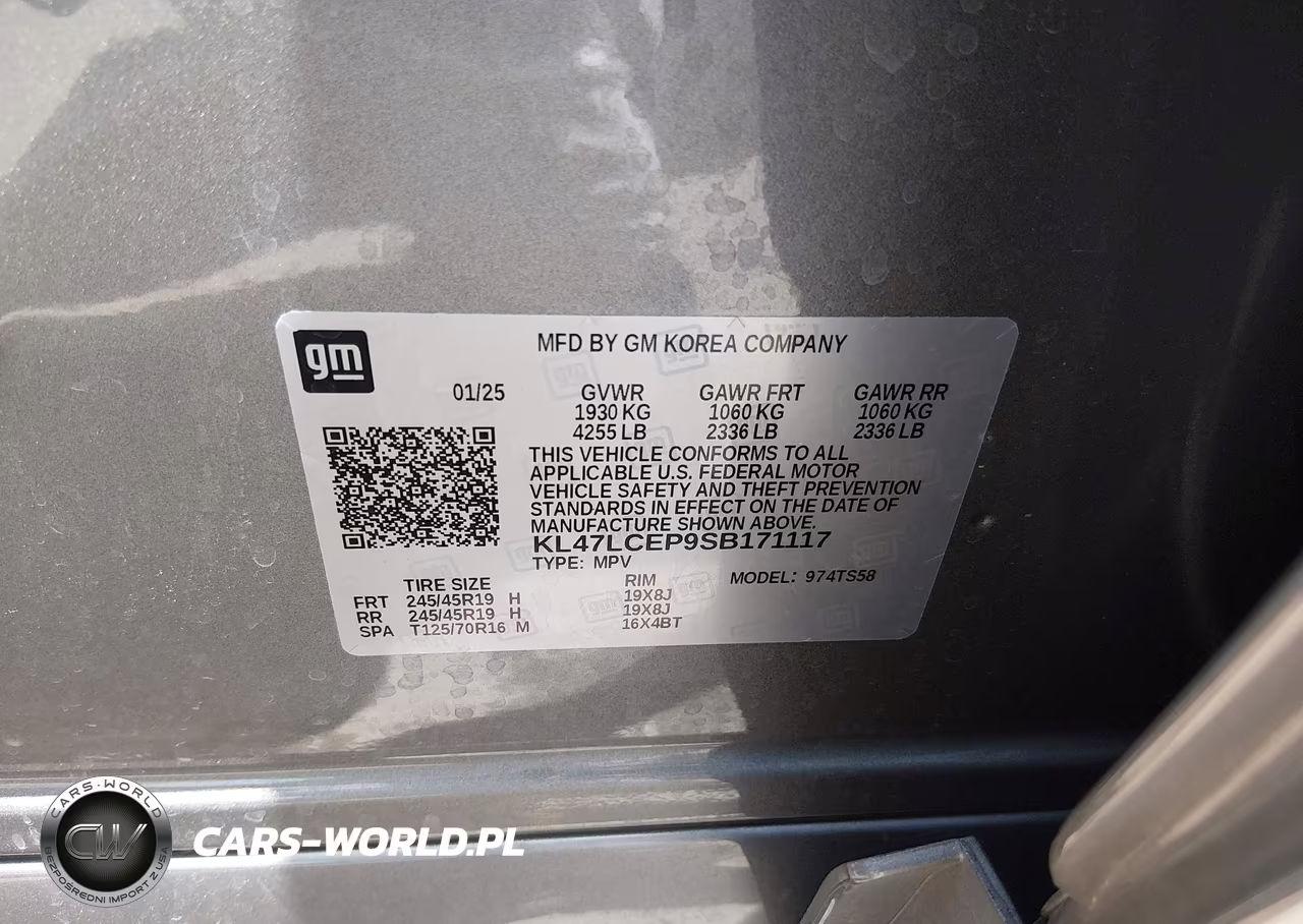 2025 Buick Envista Avenir Fwd VIN:KL47LCEP9SB171117 - 9
