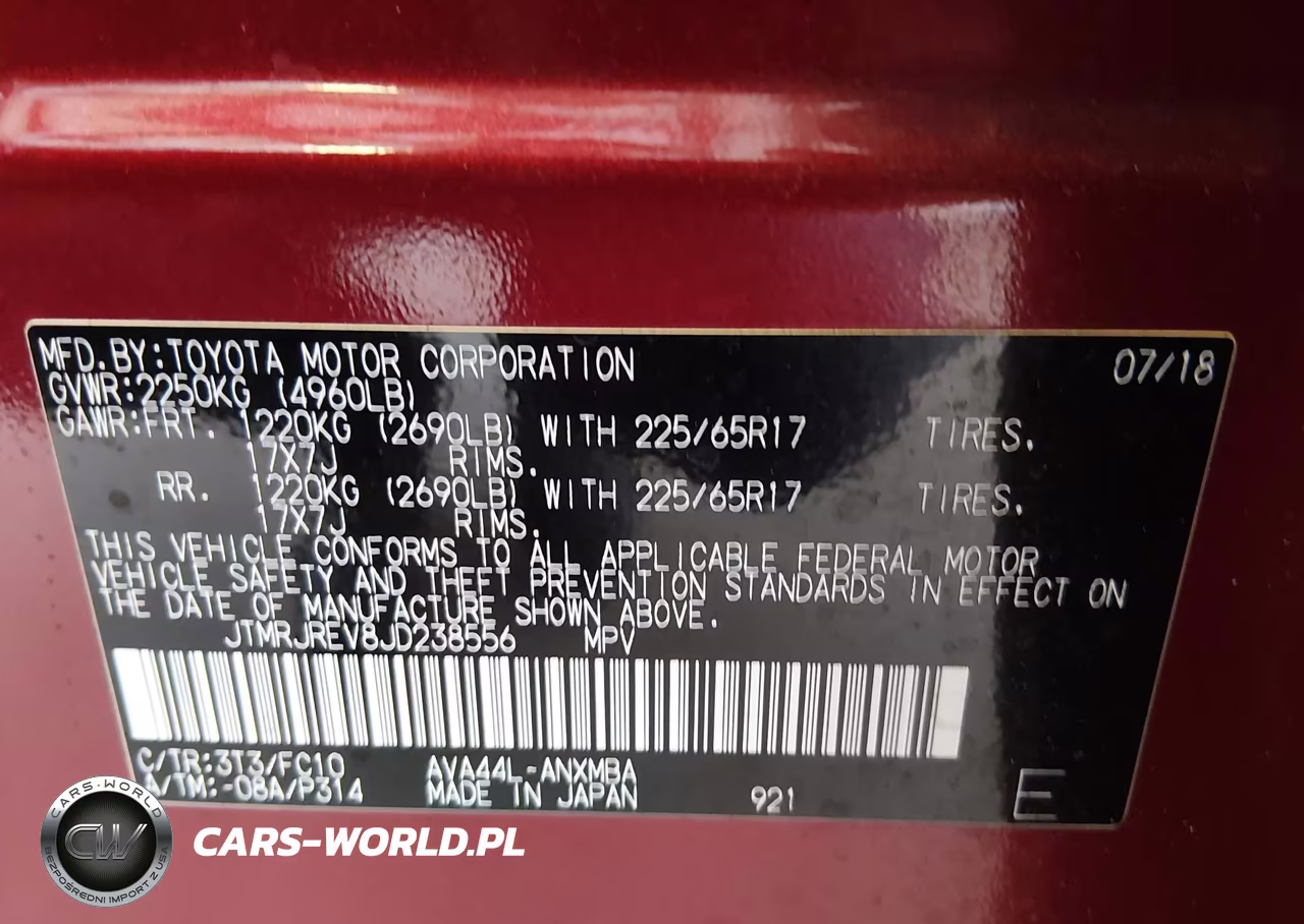 2018 Toyota Rav4 Hybrid Xle VIN:JTMRJREV8JD238556 - 9