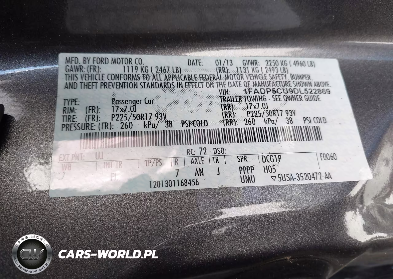 2013 Ford C-Max Energi Sel VIN:1FADP5CU9DL522869 - 9